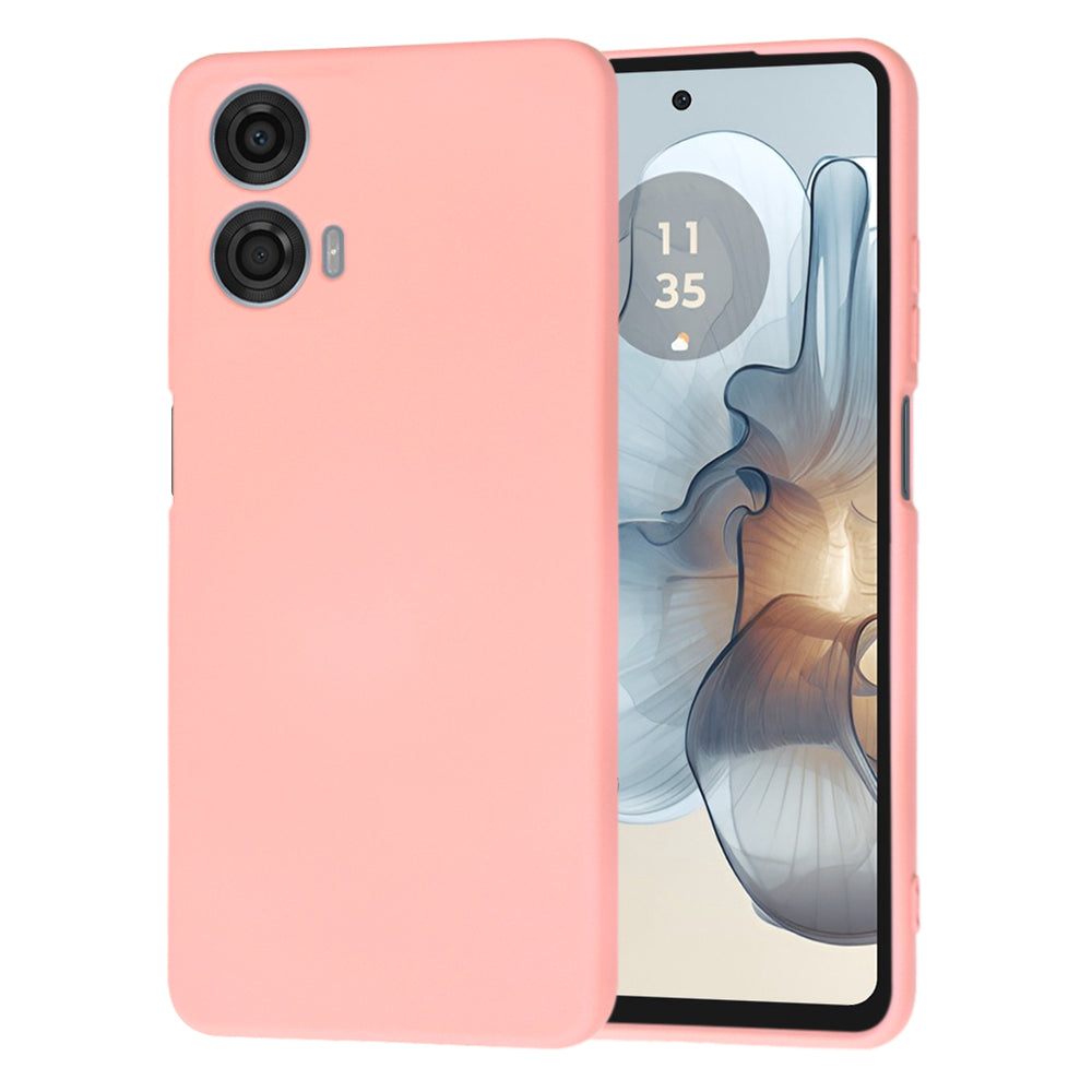Husa de protectie Techsuit SoftFlex compatibila cu Motorola Moto G24 Power, acoperire spate, roz deschis