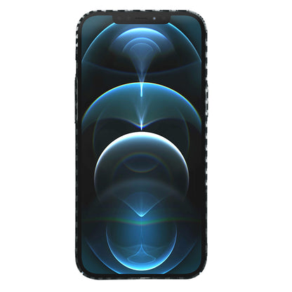 Husa de protectie Techsuit Carbonite FiberShell compatibila cu Apple iPhone 12 Pro Max , acoperire spate, argintiu si negru