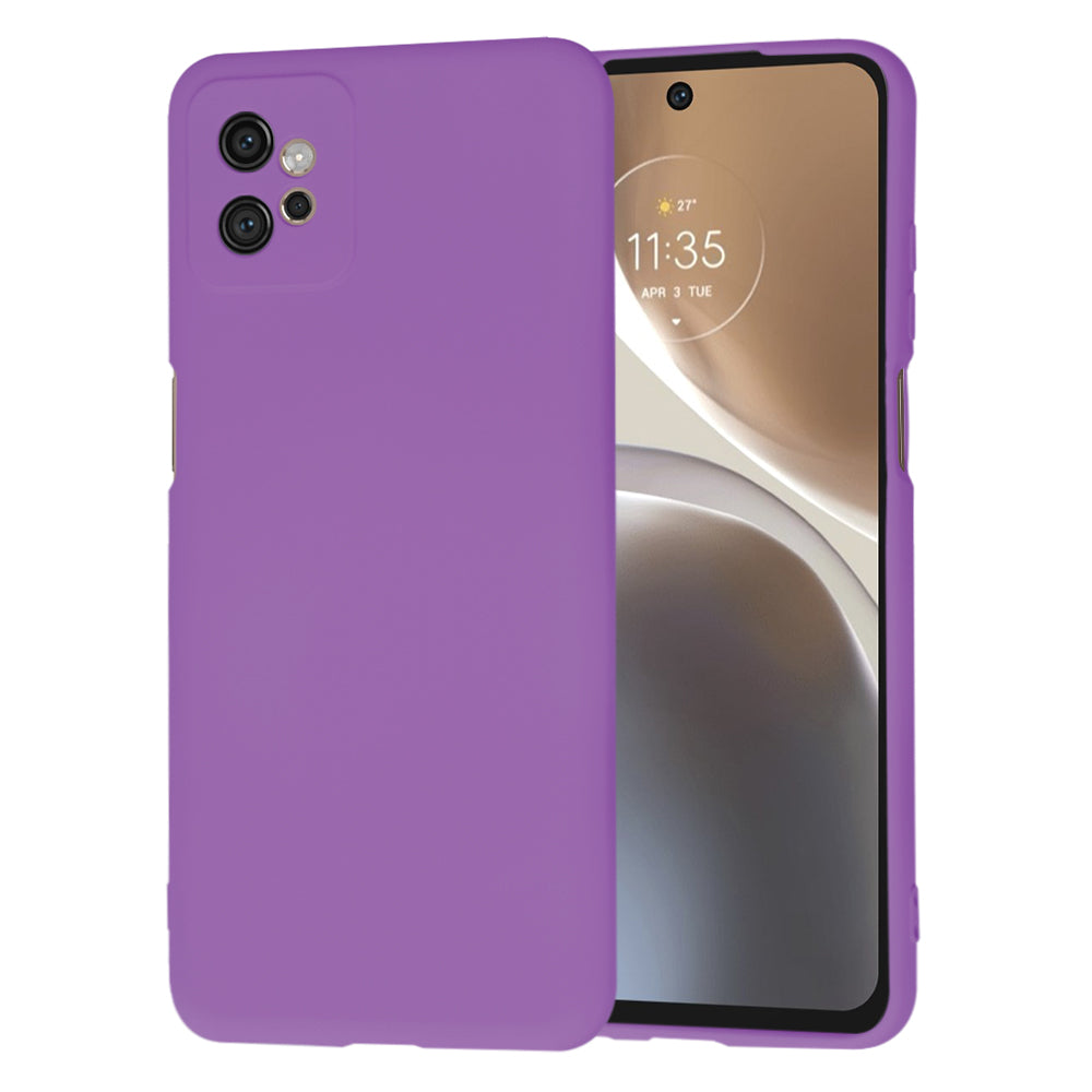 Husa de protectie Techsuit SoftFlex compatibila cu Motorola Moto G32, acoperire spate, mov