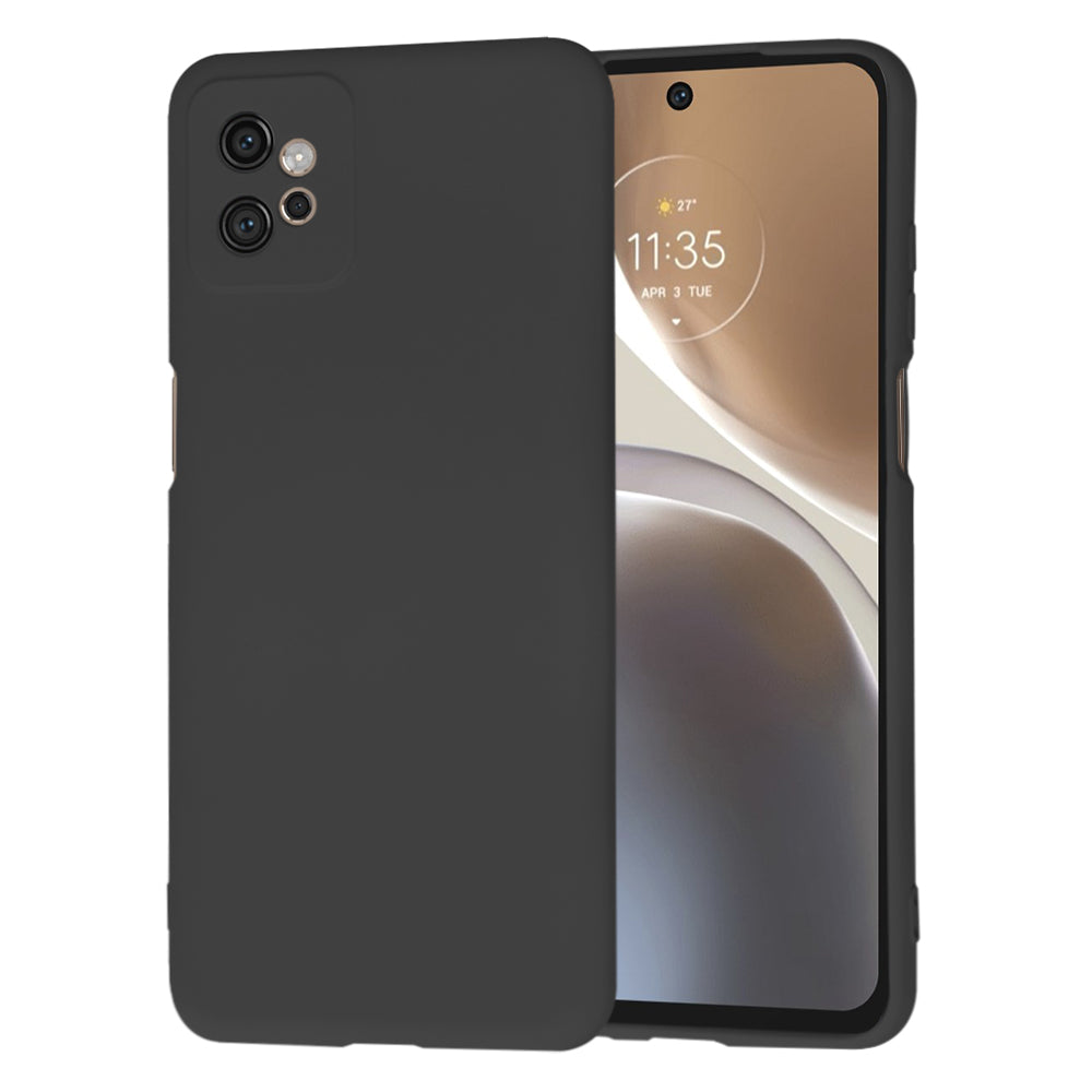 Husa de protectie Techsuit SoftFlex compatibila cu Motorola Moto G32, acoperire spate, negru