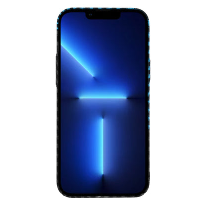 Husa de protectie Techsuit Carbonite FiberShell compatibila cu Apple iPhone 13 Pro Max , acoperire spate, albastru si negru