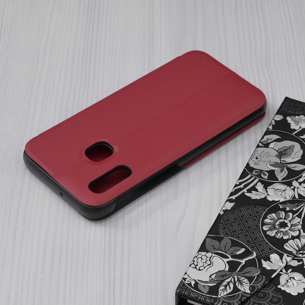 Husa de protectie Techsuit eFold Series compatibila cu Samsung Galaxy A20e, acoperire spate, rosu