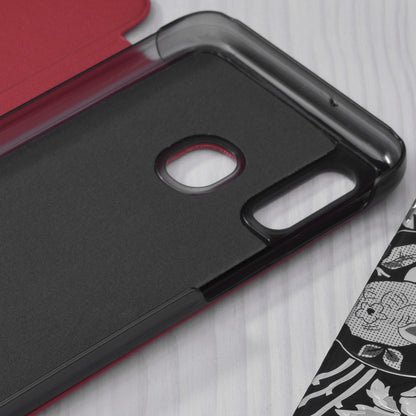 Husa de protectie Techsuit eFold Series compatibila cu Samsung Galaxy A20e, acoperire spate, rosu