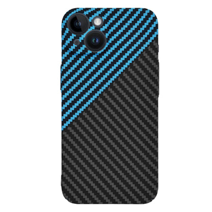 Husa de protectie Techsuit Carbonite FiberShell compatibila cu Apple iPhone 14 , acoperire spate, albastru si negru