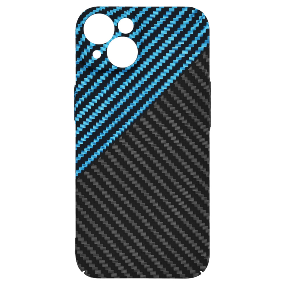Husa de protectie Techsuit Carbonite FiberShell compatibila cu Apple iPhone 14 , acoperire spate, albastru si negru
