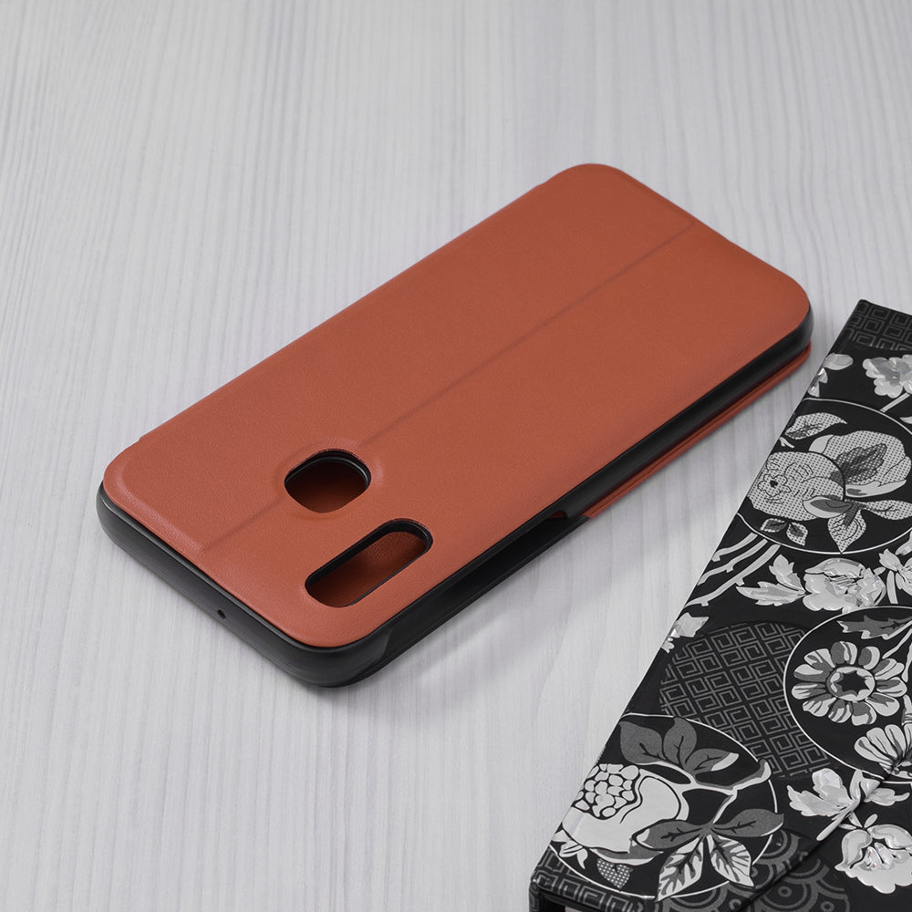 Husa de protectie Techsuit eFold Series compatibila cu Samsung Galaxy A20e, acoperire spate, oranj
