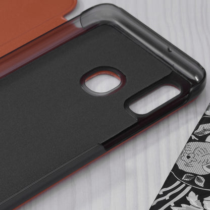 Husa de protectie Techsuit eFold Series compatibila cu Samsung Galaxy A20e, acoperire spate, oranj