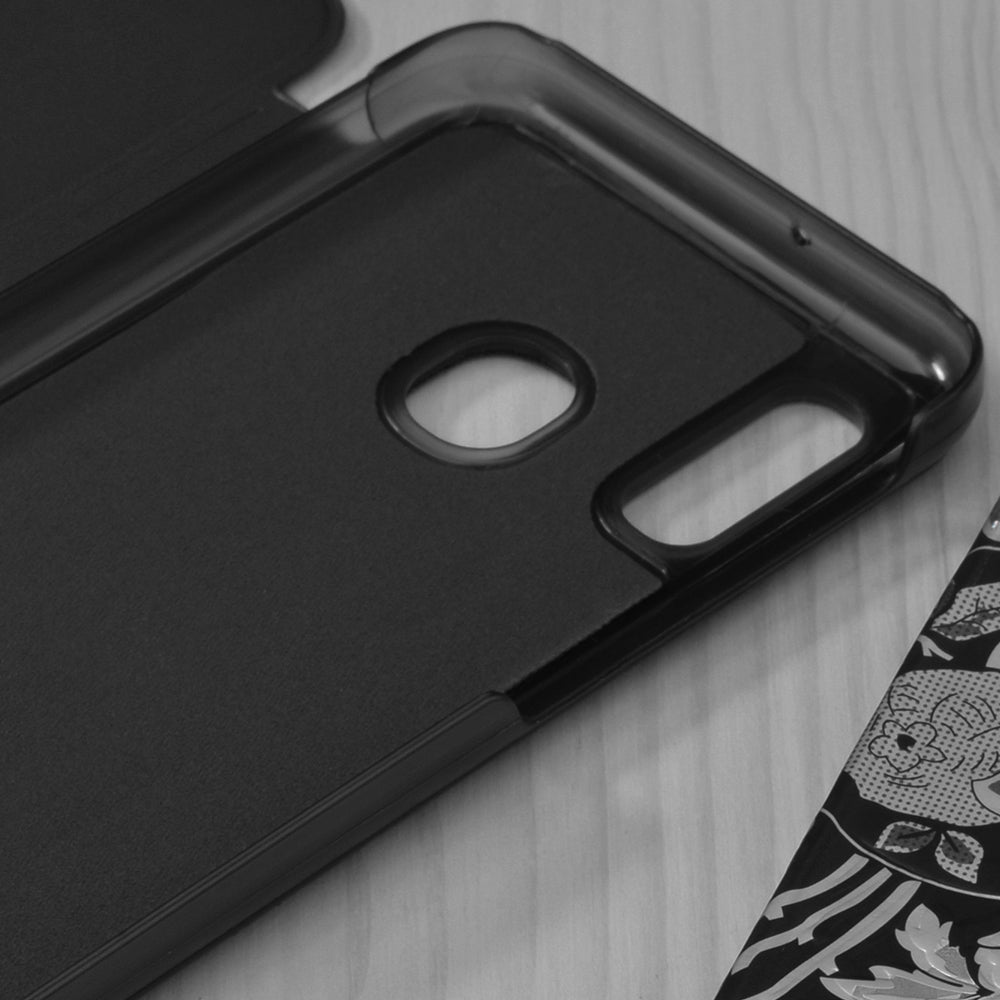 Husa de protectie Techsuit eFold Series compatibila cu Samsung Galaxy A20e, acoperire spate, negru