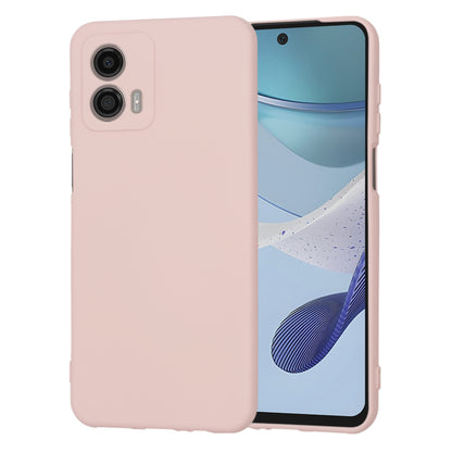 Husa de protectie Techsuit SoftFlex compatibila cu Motorola Moto G53, acoperire spate, roz pudra