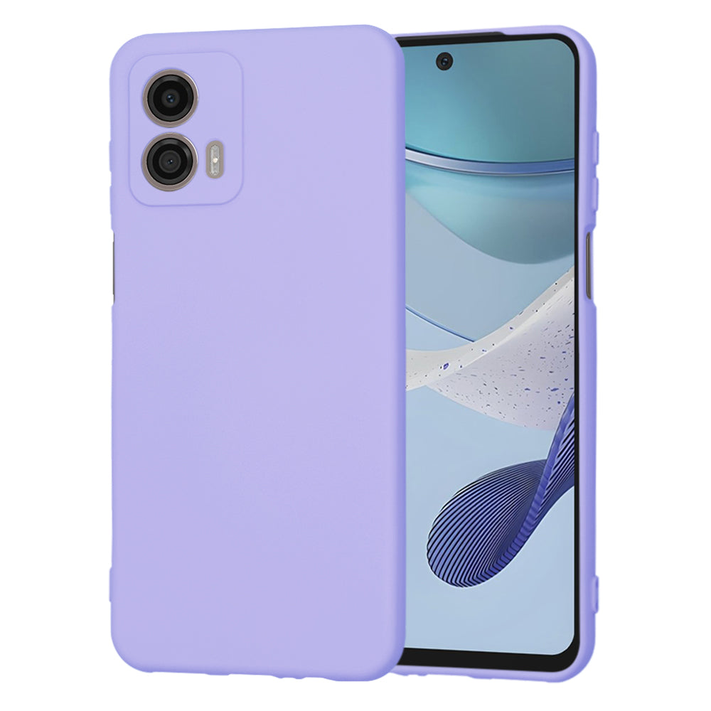 Husa de protectie Techsuit SoftFlex compatibila cu Motorola Moto G53, acoperire spate, violet