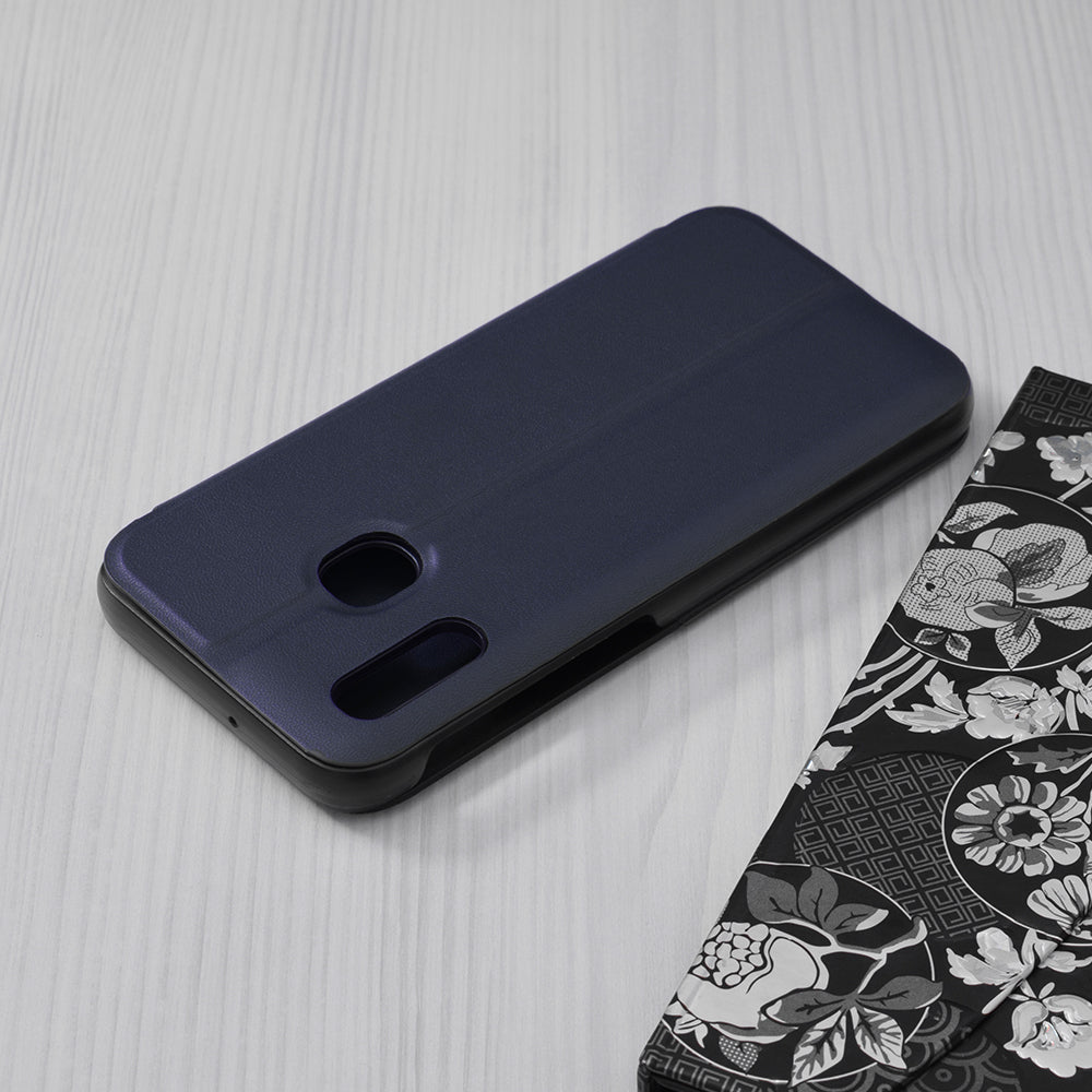 Husa de protectie Techsuit eFold Series compatibila cu Samsung Galaxy A20e, acoperire spate, albastru