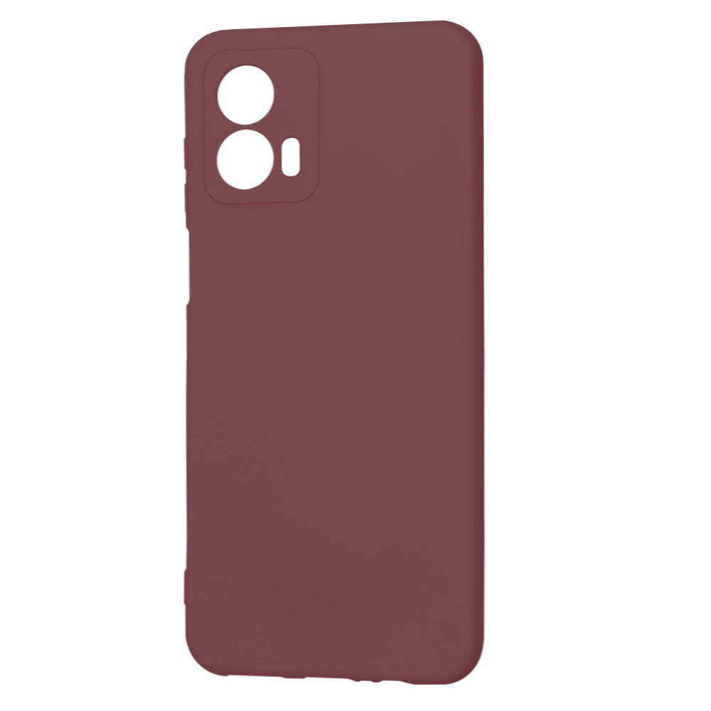 Husa de protectie Techsuit SoftFlex compatibila cu Motorola Moto G53, acoperire spate, visiniu