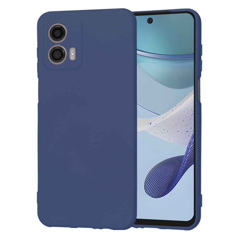 Husa de protectie Techsuit SoftFlex compatibila cu Motorola Moto G53, acoperire spate, albastru inchis