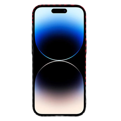 Husa de protectie Techsuit Carbonite FiberShell compatibila cu Apple iPhone 14 Pro , acoperire spate, rosu si negru