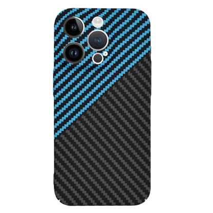 Husa de protectie Techsuit Carbonite FiberShell compatibila cu Apple iPhone 14 Pro , acoperire spate, albastru si negru