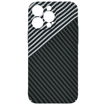 Husa de protectie Techsuit Carbonite FiberShell compatibila cu Apple iPhone 14 Pro Max , acoperire spate, argintiu si negru