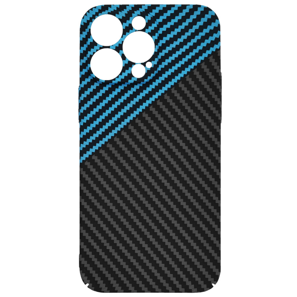 Husa de protectie Techsuit Carbonite FiberShell compatibila cu Apple iPhone 14 Pro Max , acoperire spate, albastru si negru