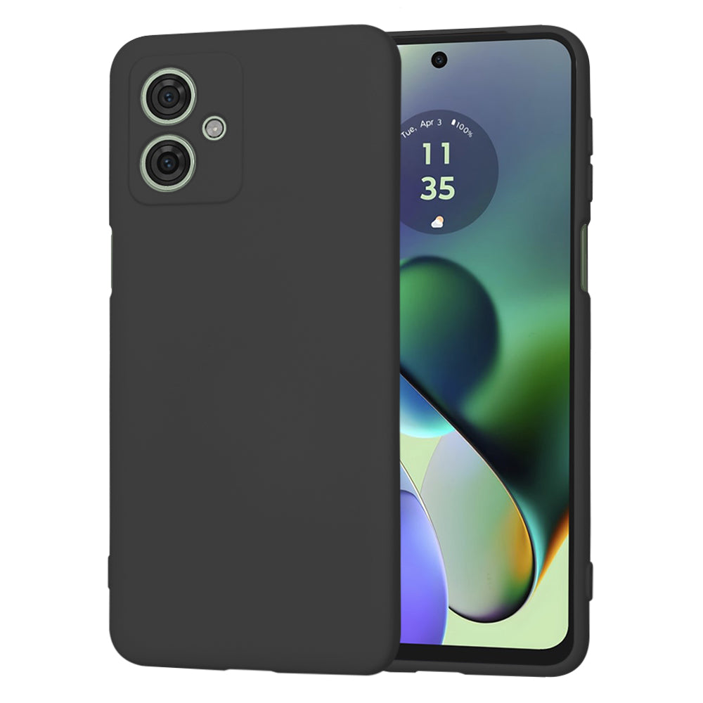 Husa de protectie Techsuit SoftFlex compatibila cu Motorola Moto G54, acoperire spate, negru