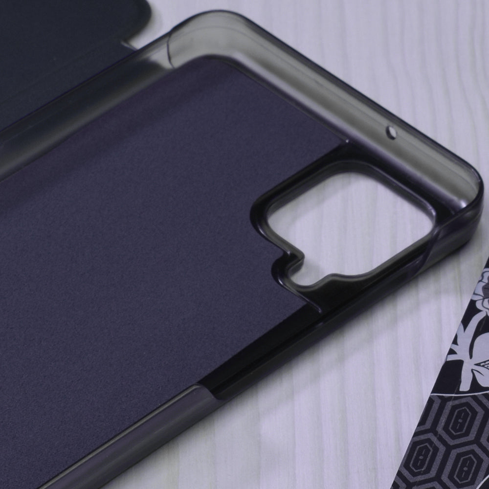Husa de protectie Techsuit eFold Series compatibila cu Samsung Galaxy A10, acoperire spate, albastru