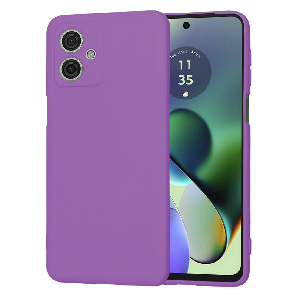 Husa de protectie Techsuit SoftFlex compatibila cu Motorola Moto G54, acoperire spate, mov