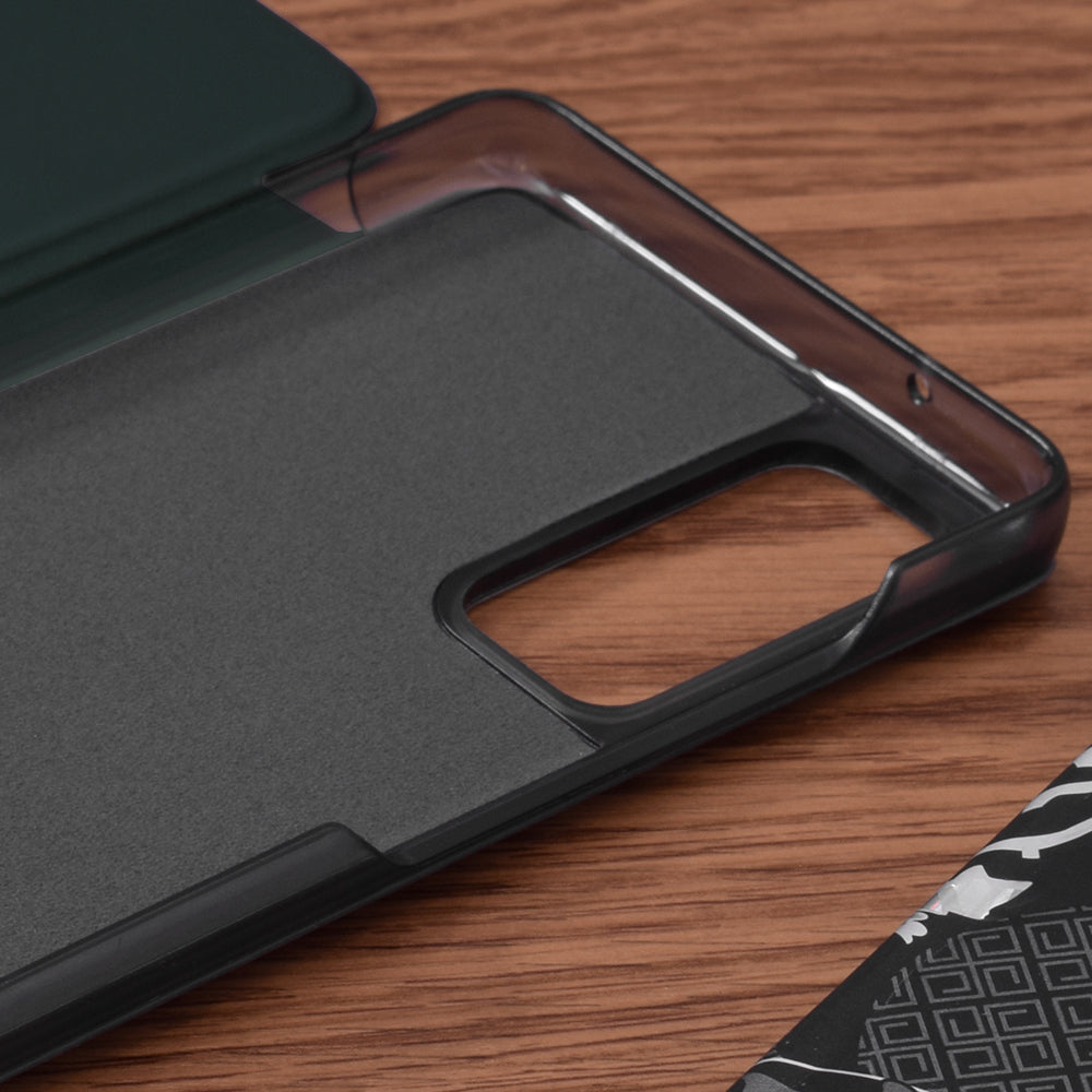 Husa de protectie Techsuit eFold Series compatibila cu Samsung Galaxy S20 FE 5G, acoperire spate, verde inchis