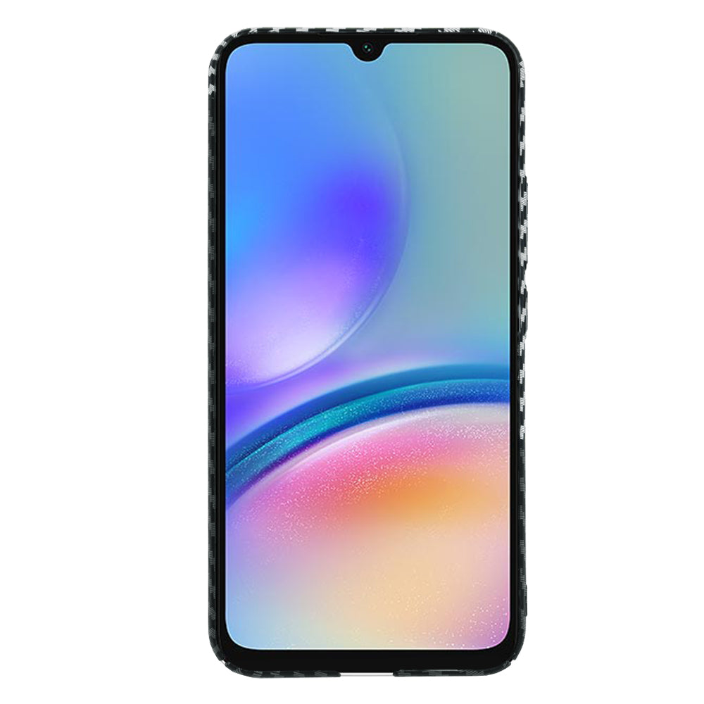 Husa de protectie Techsuit Carbonite FiberShell compatibila cu Samsung Galaxy A05s , acoperire spate, argintiu si negru