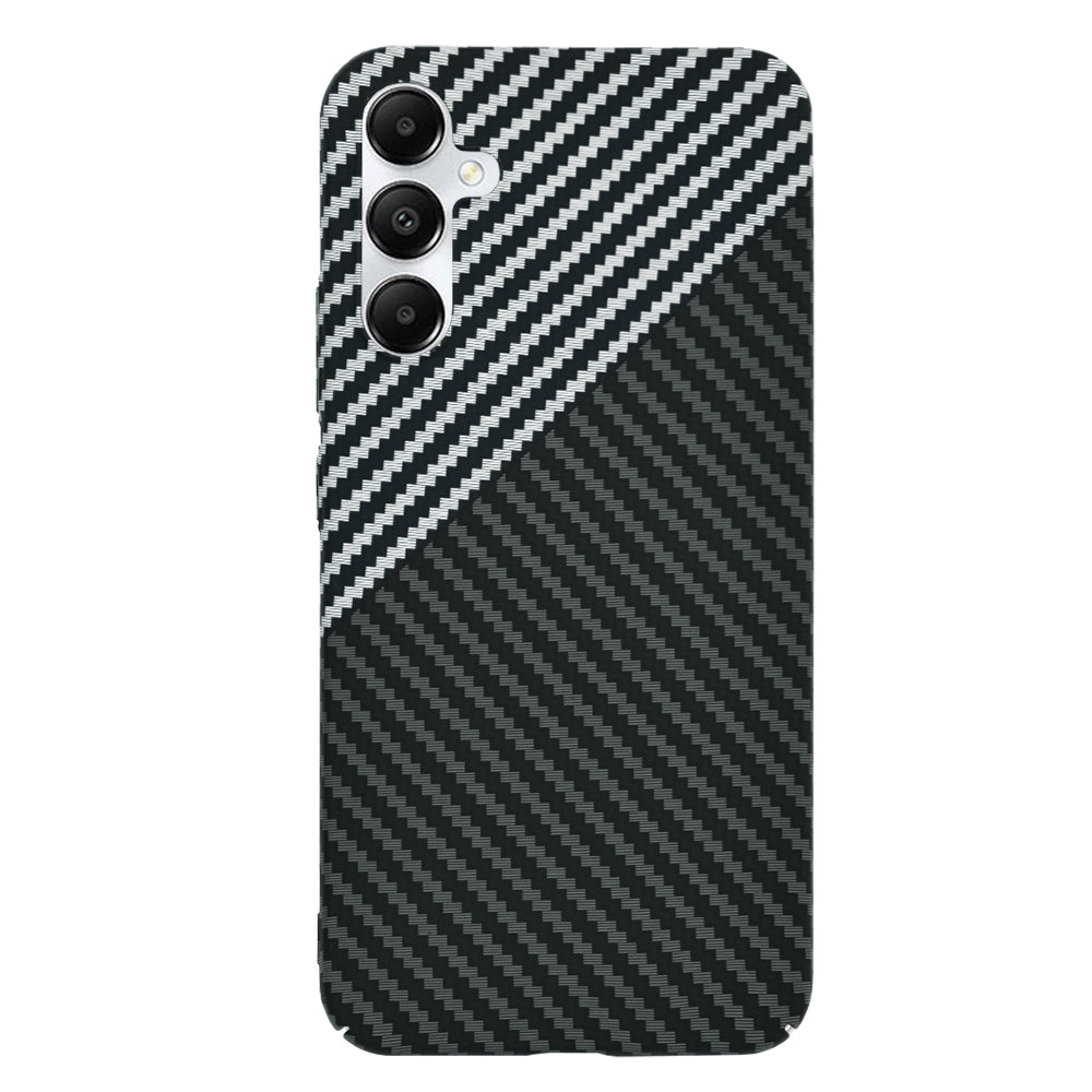Husa de protectie Techsuit Carbonite FiberShell compatibila cu Samsung Galaxy A05s , acoperire spate, argintiu si negru