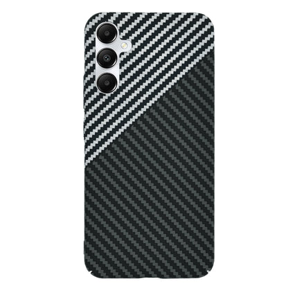 Husa de protectie Techsuit Carbonite FiberShell compatibila cu Samsung Galaxy A05s , acoperire spate, argintiu si negru
