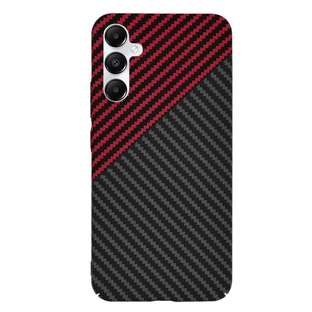 Husa de protectie Techsuit Carbonite FiberShell compatibila cu Samsung Galaxy A05s , acoperire spate, rosu si negru