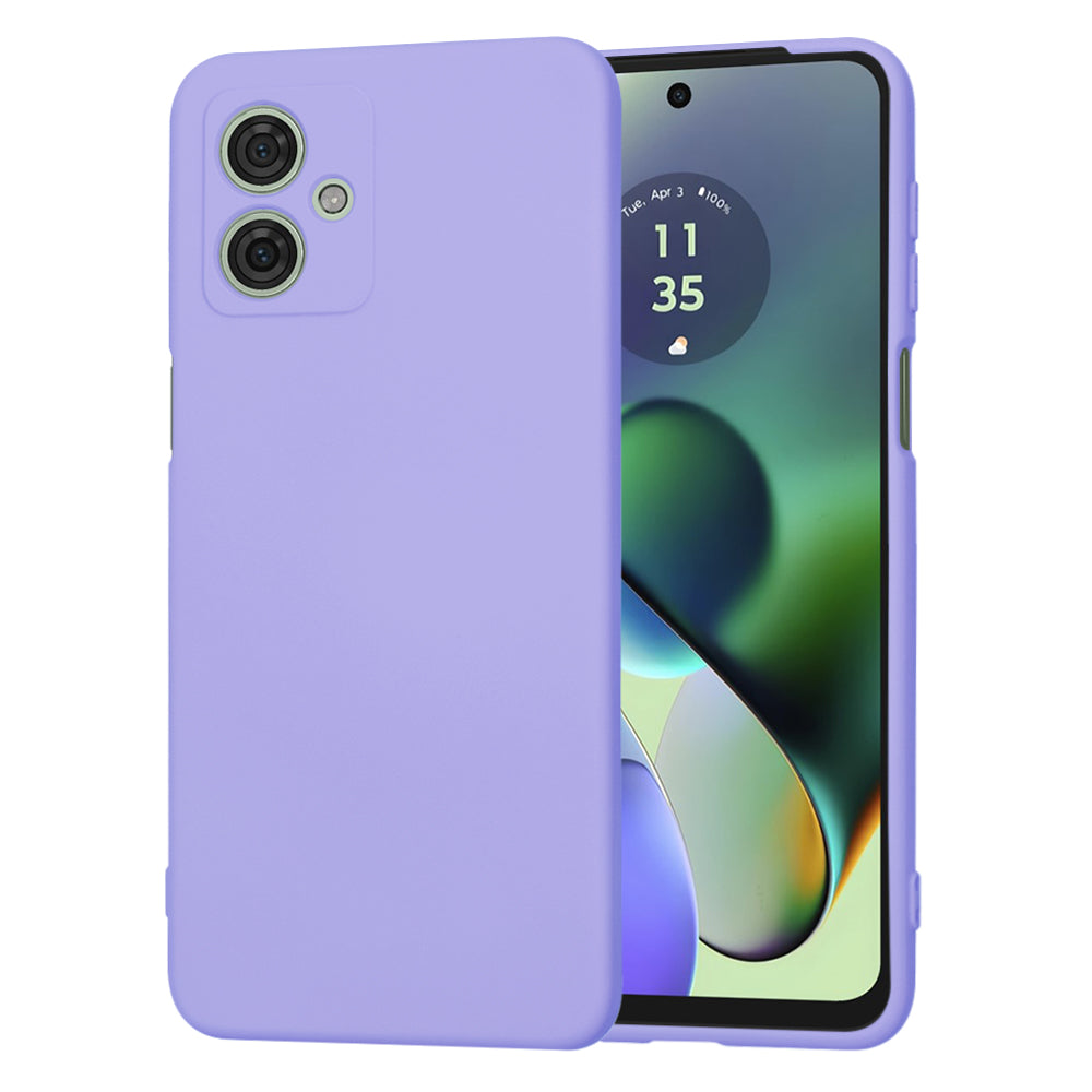 Husa de protectie Techsuit SoftFlex compatibila cu Motorola Moto G54 Power Edition, acoperire spate, violet