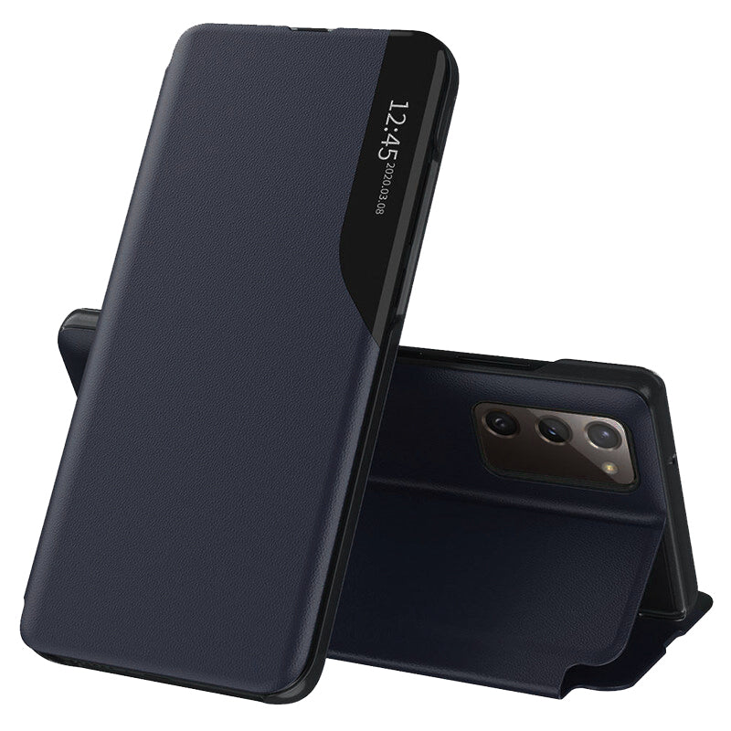 Husa de protectie Techsuit eFold Series compatibila cu Samsung Galaxy S20 FE 4G, acoperire spate, albastru