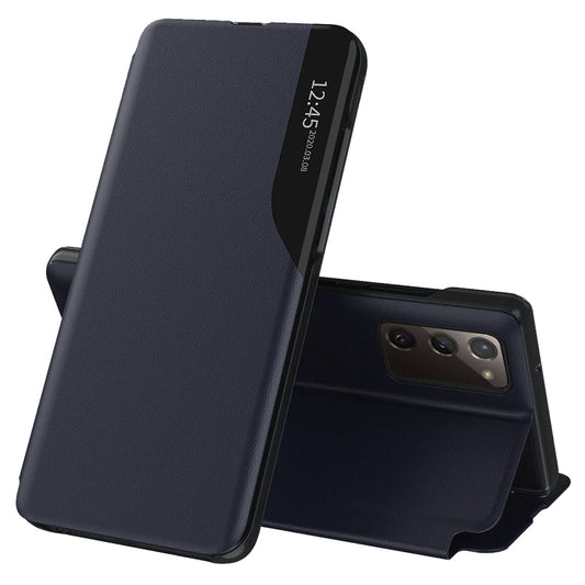 Husa de protectie Techsuit eFold Series compatibila cu Samsung Galaxy S20 FE 4G, acoperire spate, albastru