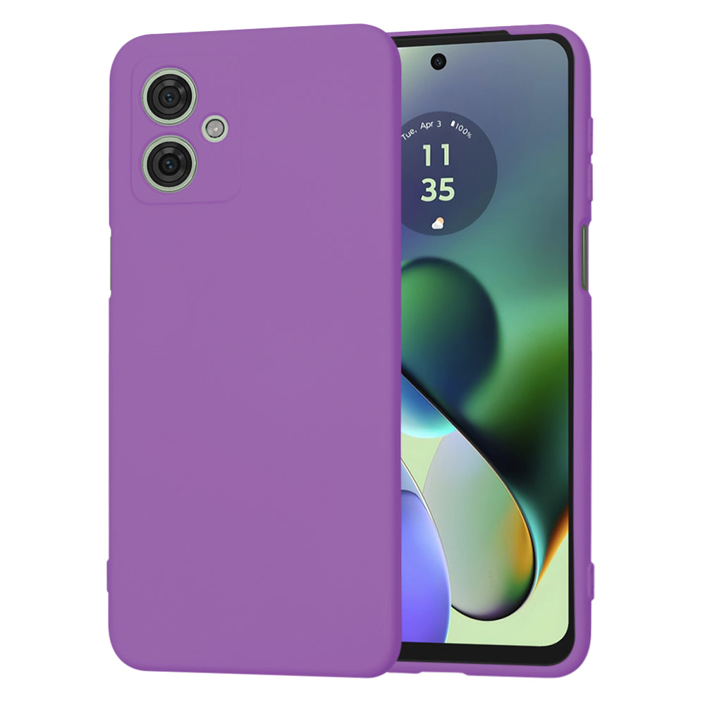 Husa de protectie Techsuit SoftFlex compatibila cu Motorola Moto G54 Power Edition, acoperire spate, mov