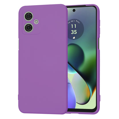 Husa de protectie Techsuit SoftFlex compatibila cu Motorola Moto G64, acoperire spate, mov