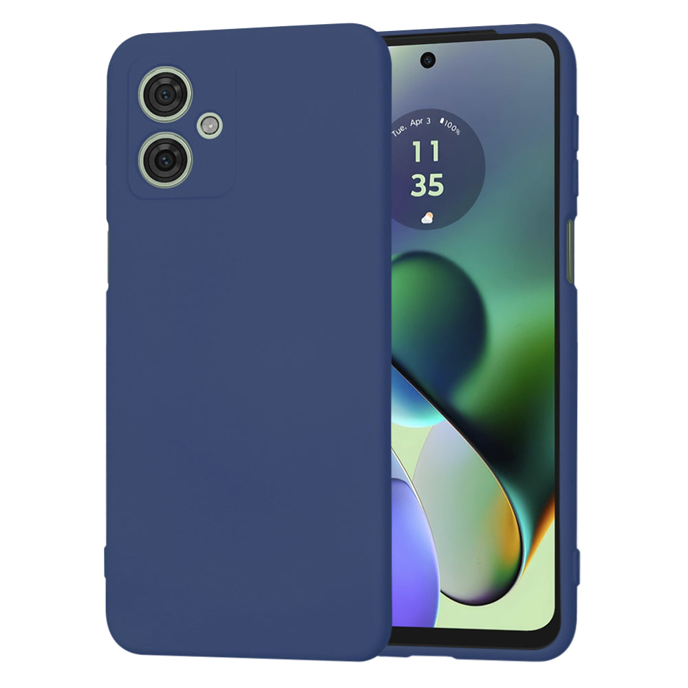 Husa de protectie Techsuit SoftFlex compatibila cu Motorola Moto G54 Power Edition, acoperire spate, albastru inchis