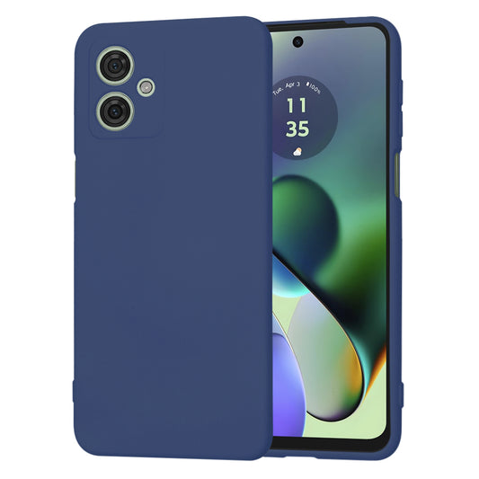 Husa de protectie Techsuit SoftFlex compatibila cu Motorola Moto G64, acoperire spate, albastru inchis