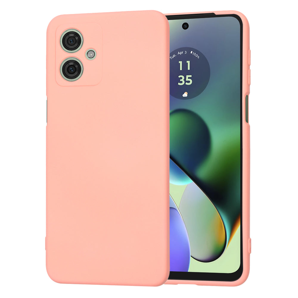 Husa de protectie Techsuit SoftFlex compatibila cu Motorola Moto G54 Power Edition, acoperire spate, roz deschis