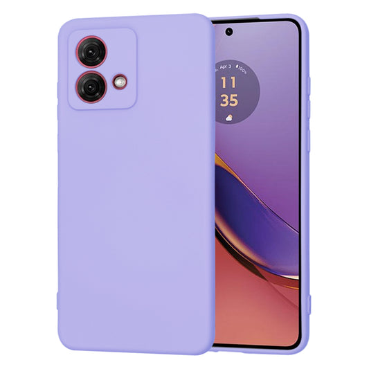 Husa de protectie Techsuit SoftFlex compatibila cu Motorola Moto G84, acoperire spate, violet