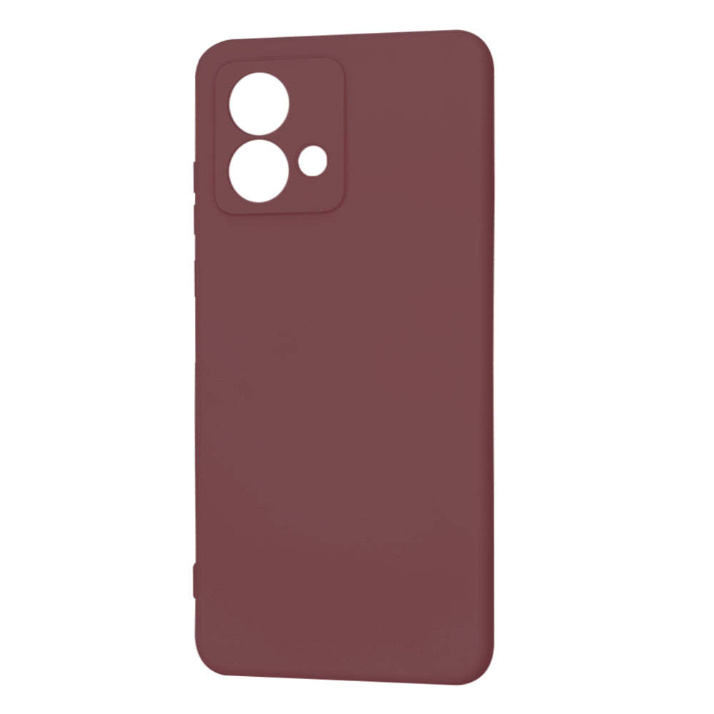 Husa de protectie Techsuit SoftFlex compatibila cu Motorola Moto G84, acoperire spate, visiniu