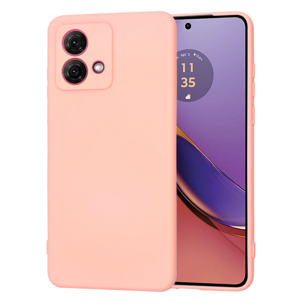 Husa de protectie Techsuit SoftFlex compatibila cu Motorola Moto G84, acoperire spate, roz deschis