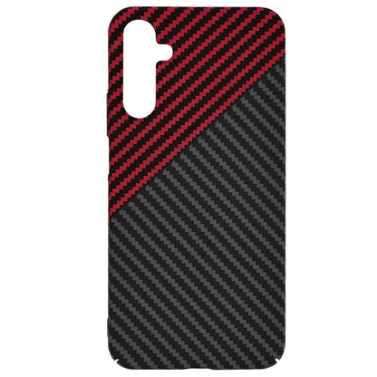Husa de protectie Techsuit Carbonite FiberShell compatibila cu Samsung Galaxy A14 , acoperire spate, rosu si negru