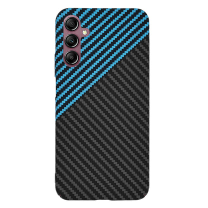 Husa de protectie Techsuit Carbonite FiberShell compatibila cu Samsung Galaxy A14 , acoperire spate, albastru si negru