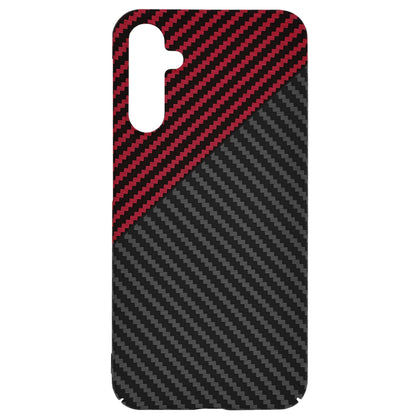 Husa de protectie Techsuit Carbonite FiberShell compatibila cu Samsung Galaxy A15 , acoperire spate, rosu si negru