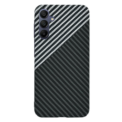 Husa de protectie Techsuit Carbonite FiberShell compatibila cu Samsung Galaxy A15 5G , acoperire spate, argintiu si negru