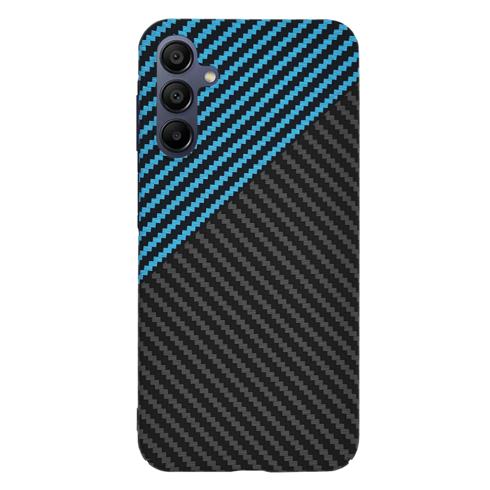 Husa de protectie Techsuit Carbonite FiberShell compatibila cu Samsung Galaxy A15 , acoperire spate, albastru si negru