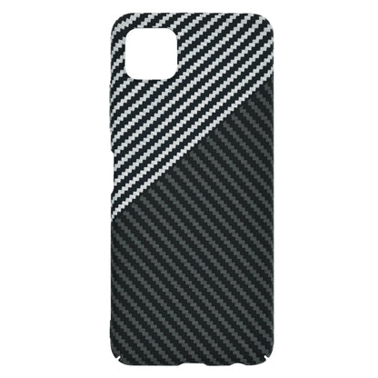 Husa de protectie Techsuit Carbonite FiberShell compatibila cu Samsung Galaxy A22 5G , acoperire spate, argintiu si negru
