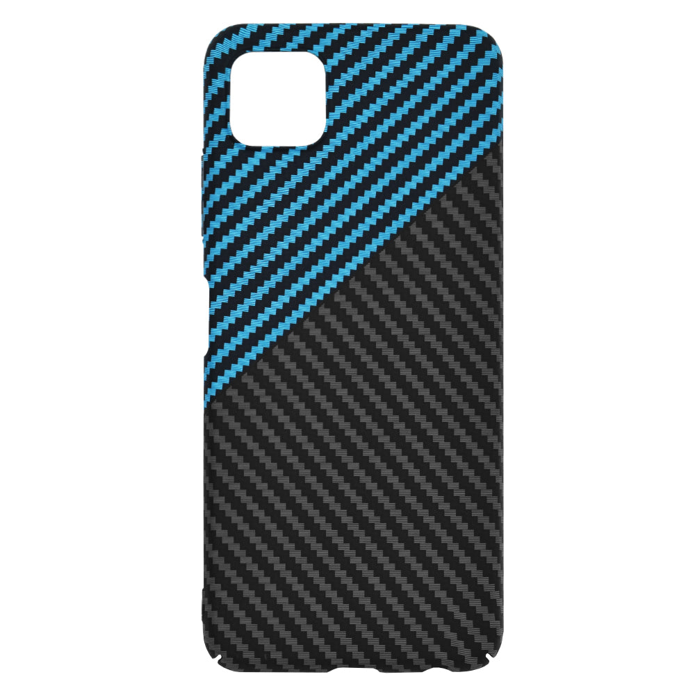 Husa de protectie Techsuit Carbonite FiberShell compatibila cu Samsung Galaxy A22 5G , acoperire spate, albastru si negru