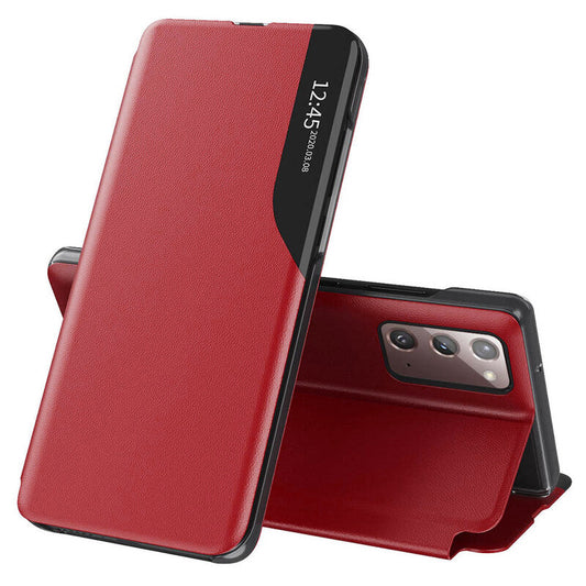 Husa de protectie Techsuit eFold Series compatibila cu Samsung Galaxy Note 20 5G, acoperire spate, rosu