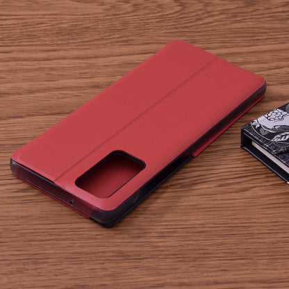 Husa de protectie Techsuit eFold Series compatibila cu Samsung Galaxy Note 20 5G, acoperire spate, rosu