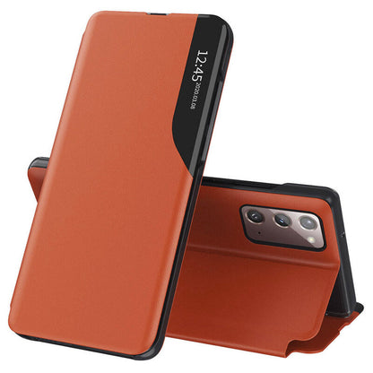 Husa de protectie Techsuit eFold Series compatibila cu Samsung Galaxy Note 20 5G, acoperire spate, oranj
